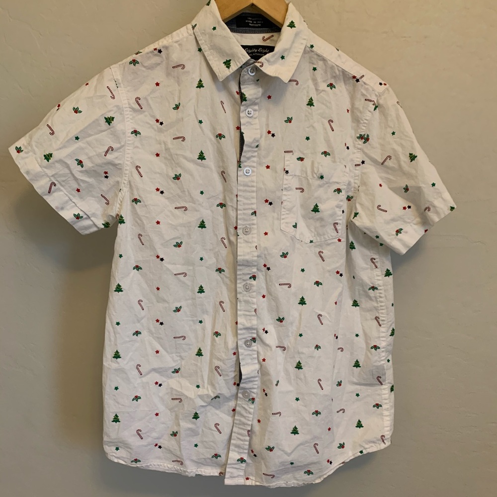 Christmas button up shirt
